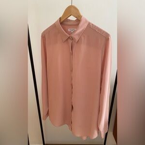 Equipment Essential silk shirt - dusty pink button down sz L/M